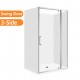 750*900*750mm 1900mm Height 3-Side Swing Door Rectangle Shower Box